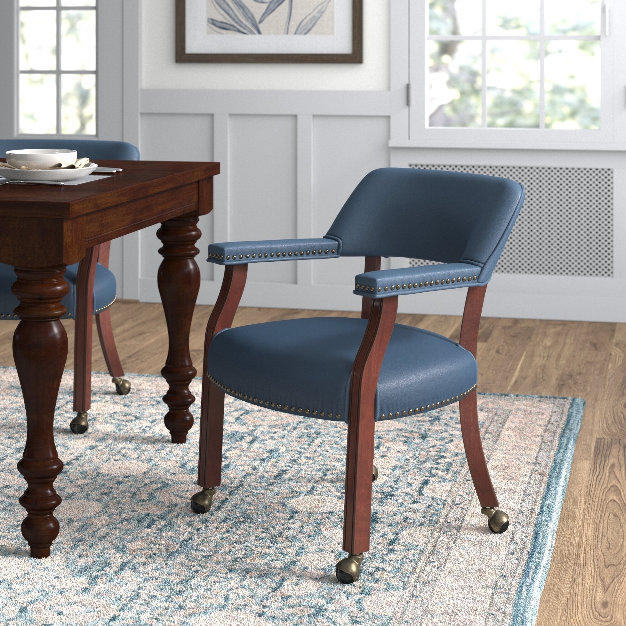 Dining Chairs With Casters VisualHunt