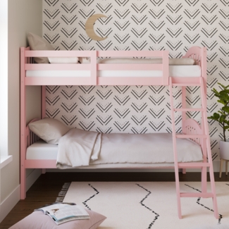 Long Horn Twin over Twin Bunk Bed