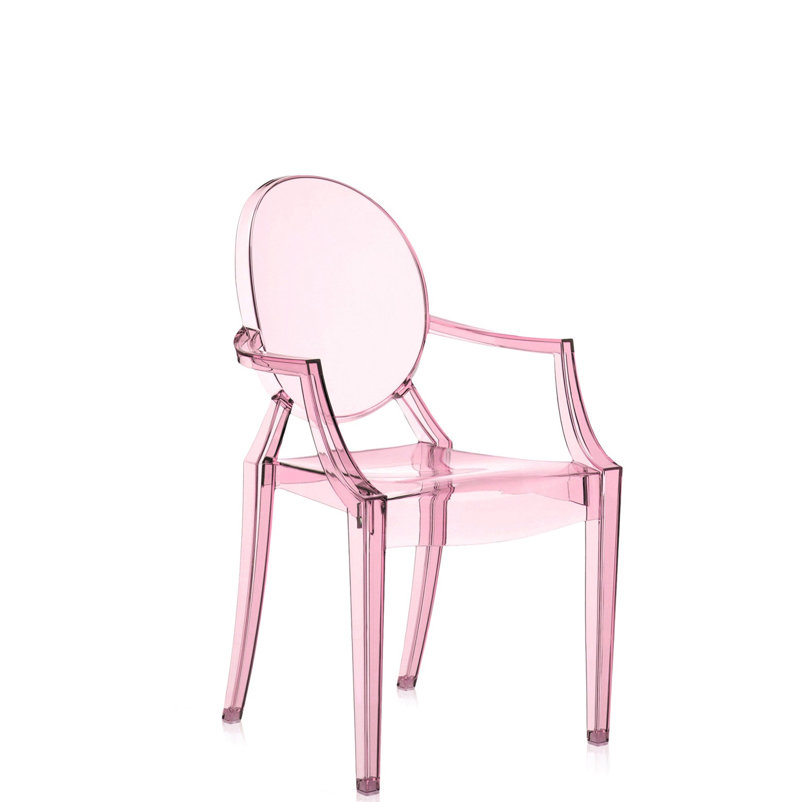 Lou Lou Ghost Child's Size Stackable Armchair by Philippe Starck