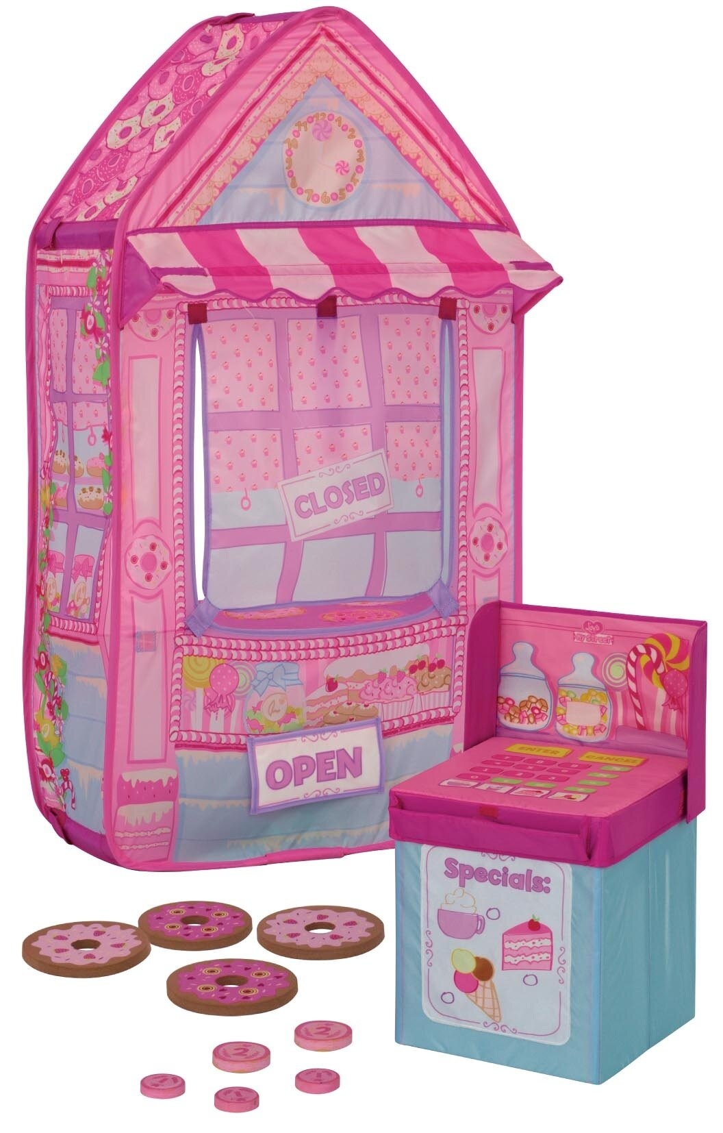 Love My Street Cupcake Corner 1.08' x 1.35' Playhouse