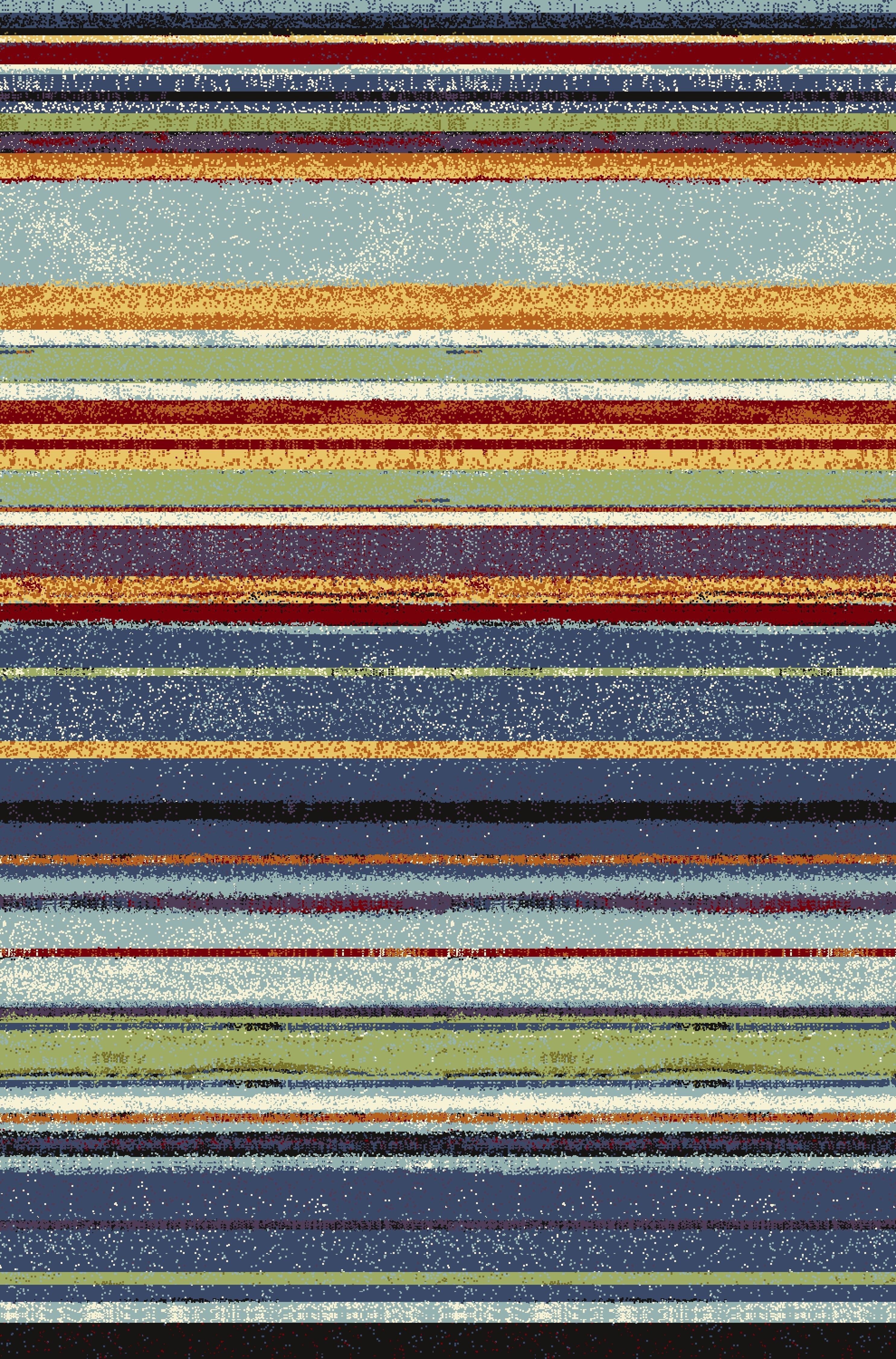 Machine Washable Non-Slip Vintage Striped Area Rug For Living Room, Hallway Runner, Entryway Rug