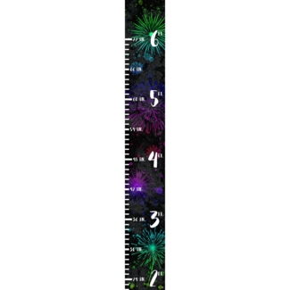 Mahika Exploding Fireworks Personalized Growth Chart