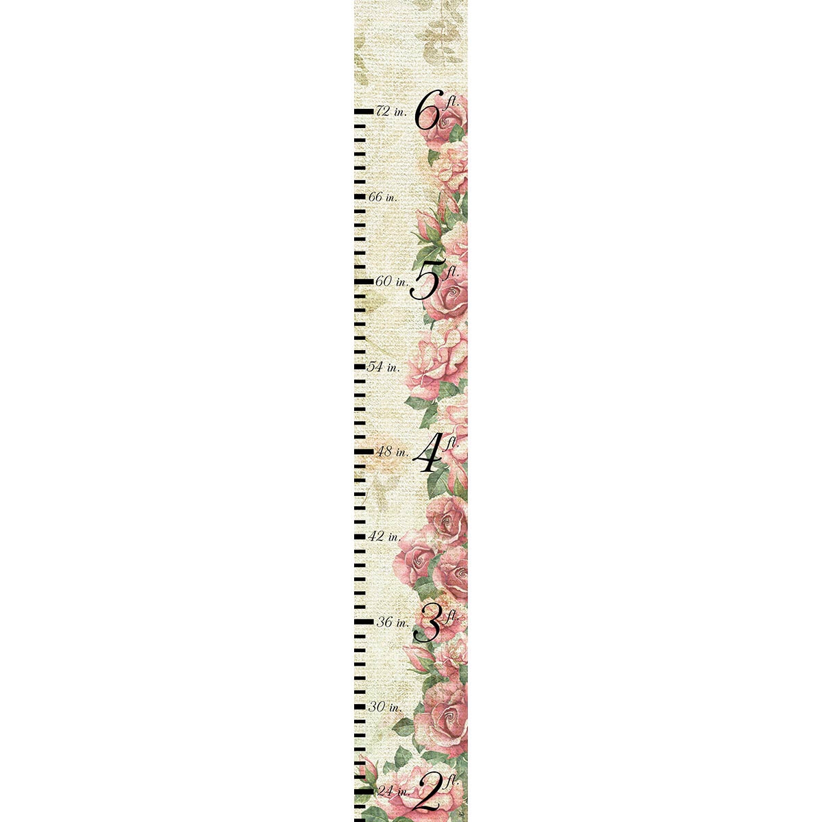 Marcellina Trailing Roses Personalized Growth Chart