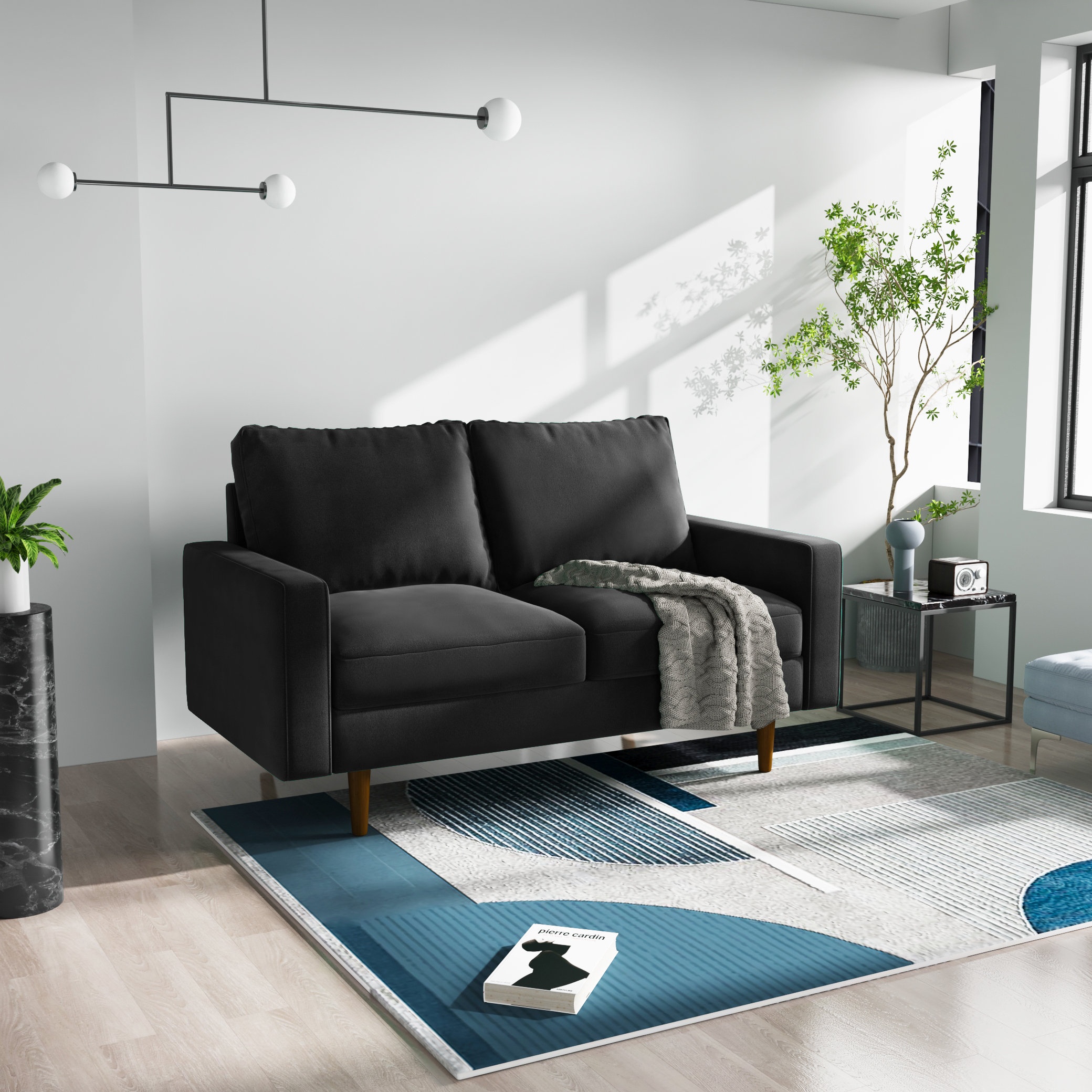 Markham 58'' Upholstered Loveseat