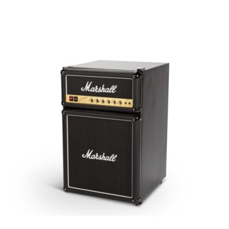 Marshall Fridges Retro 4.4 Cubic Feet cu. ft. Freestanding Mini Fridge with Freezer
