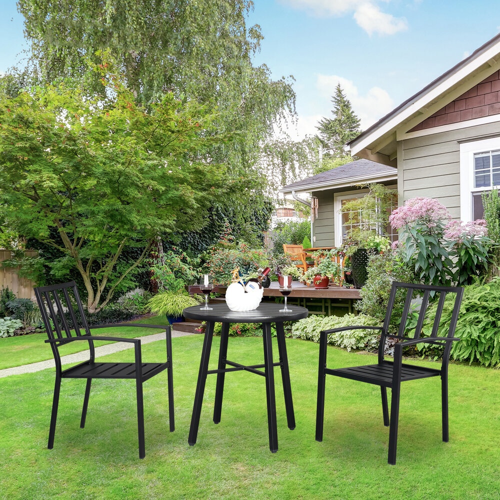 Metal 2 - Person Seating Group with Cushions