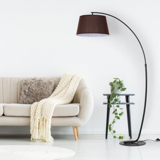 Metal 74.8" Arched Floor Lamp