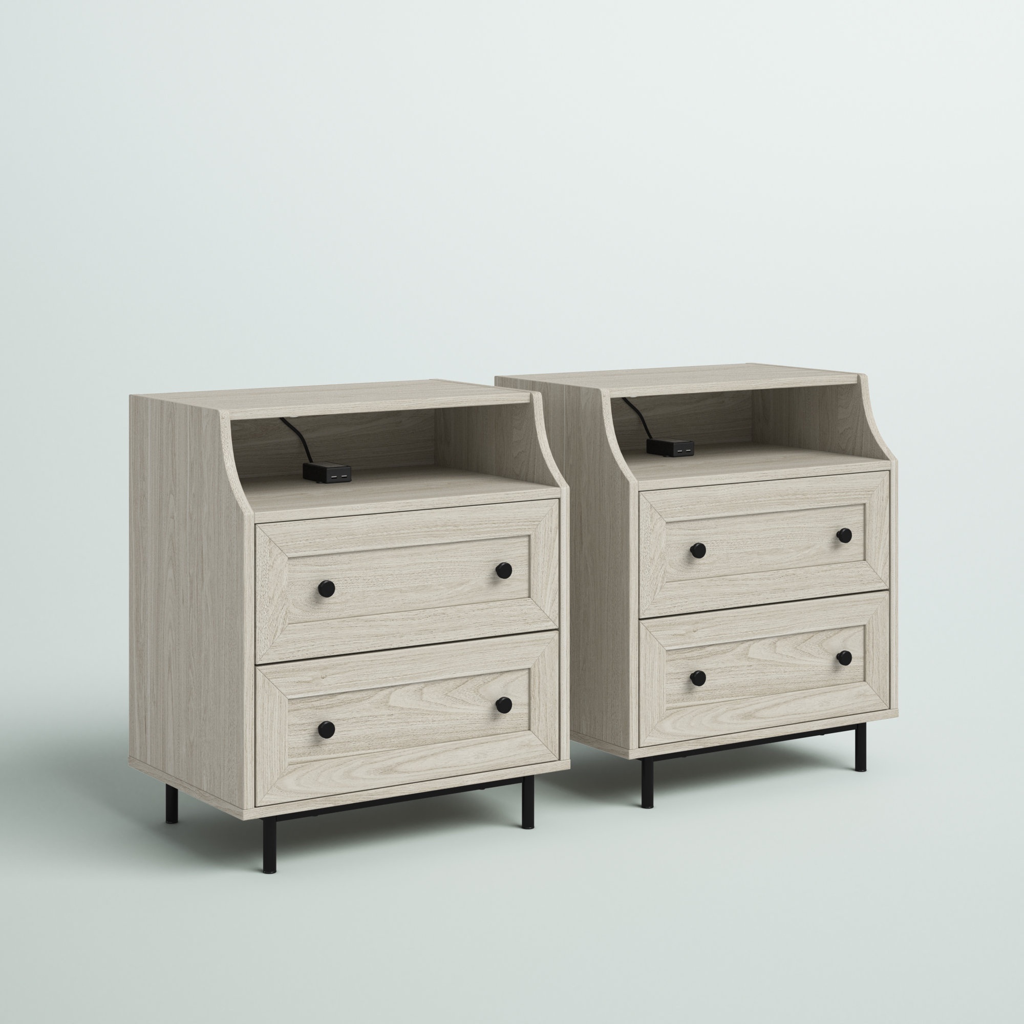 Minot Manufactured Wood Nightstand
