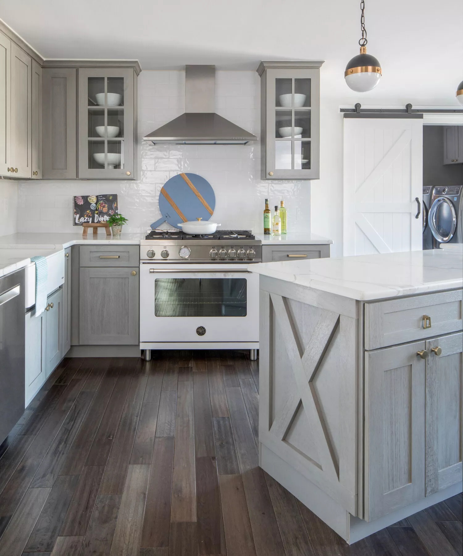 Modernized rustic kitchen elements