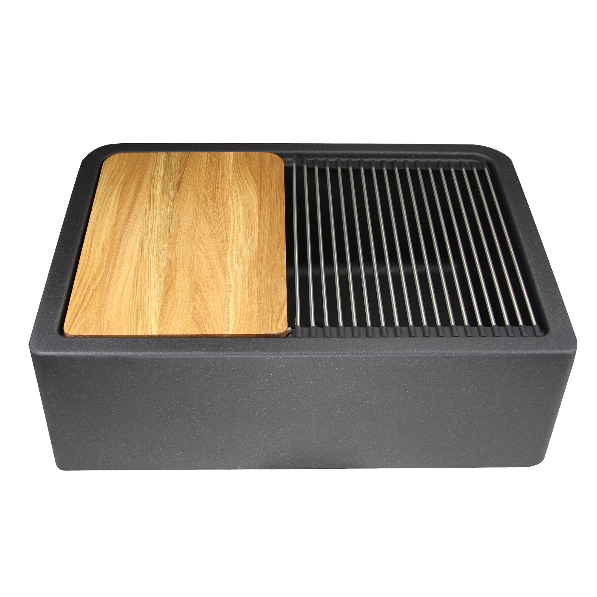 Nantucket Sinks 19.75'' W Single Bowl Granite Farmhouse Kitchen Sink