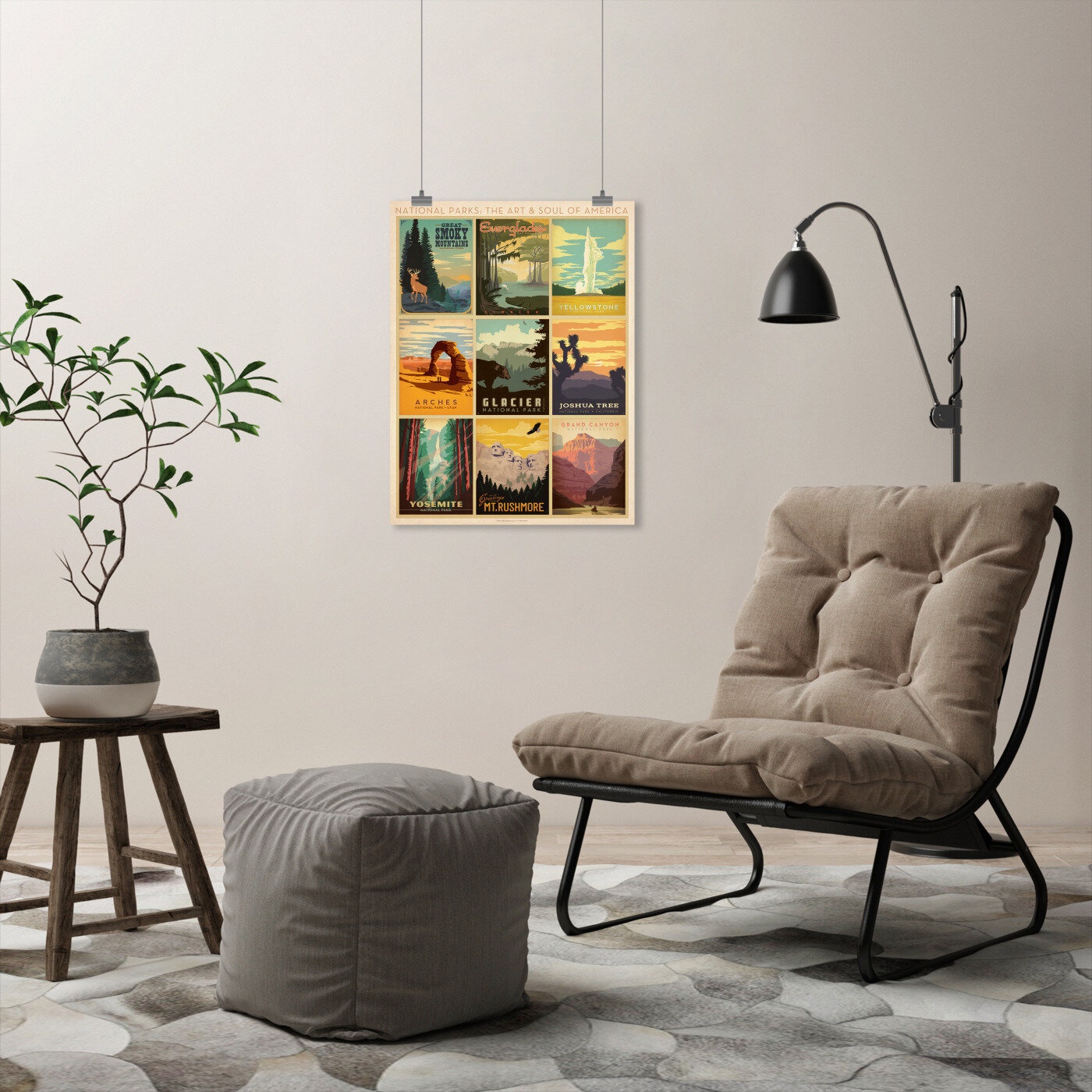 National Parks National Park Multi Print by Anderson Design Group - Unframed Advertisements