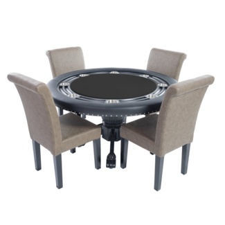 Nighthawk 55" 8 - Player Poker Table