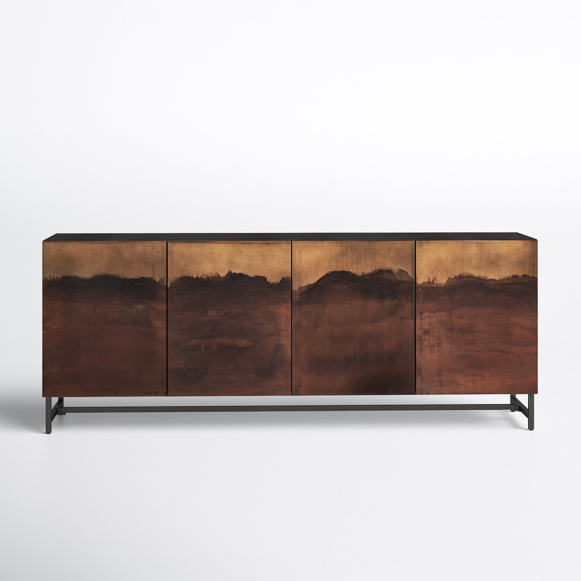 Noemi 82'' Wide Iron Sideboard