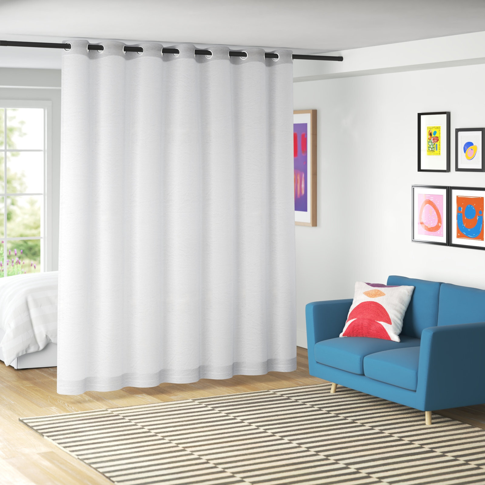 Noise Reducing Sliding Hanging Room Dividers