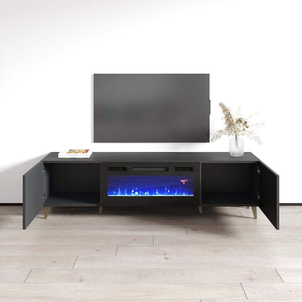 Delaney electric fireplace on sale media console