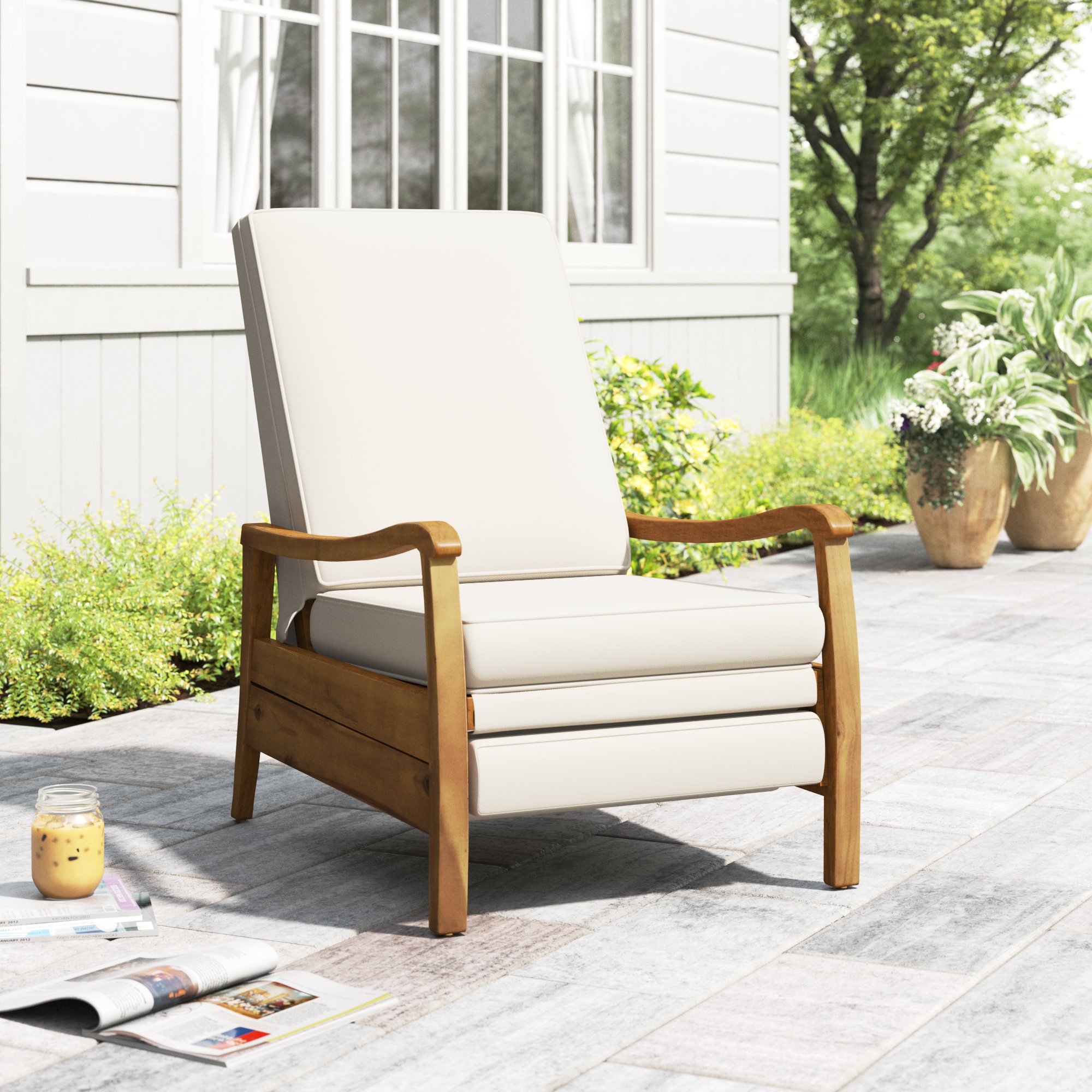 Ottery Patio Chair with Cushions