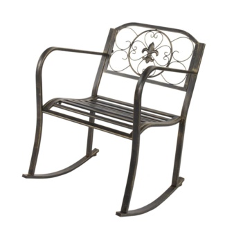 Outdoor Adila Rocking Metal Chair