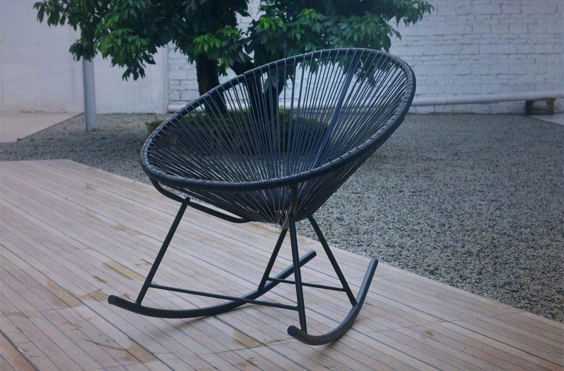 Outdoor Avish Rocking Metal Chair