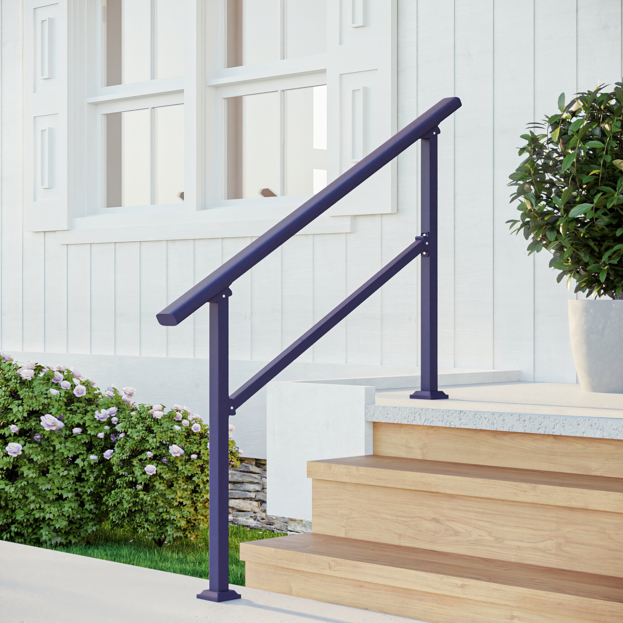 Outdoor Metal Stair Railing Kits - VisualHunt