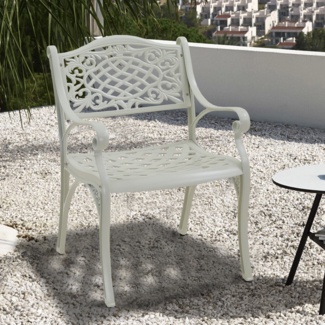 Outdoor Patio Cast Aluminum Dining Chair