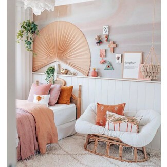 Outdoor patio with comfortable seating area