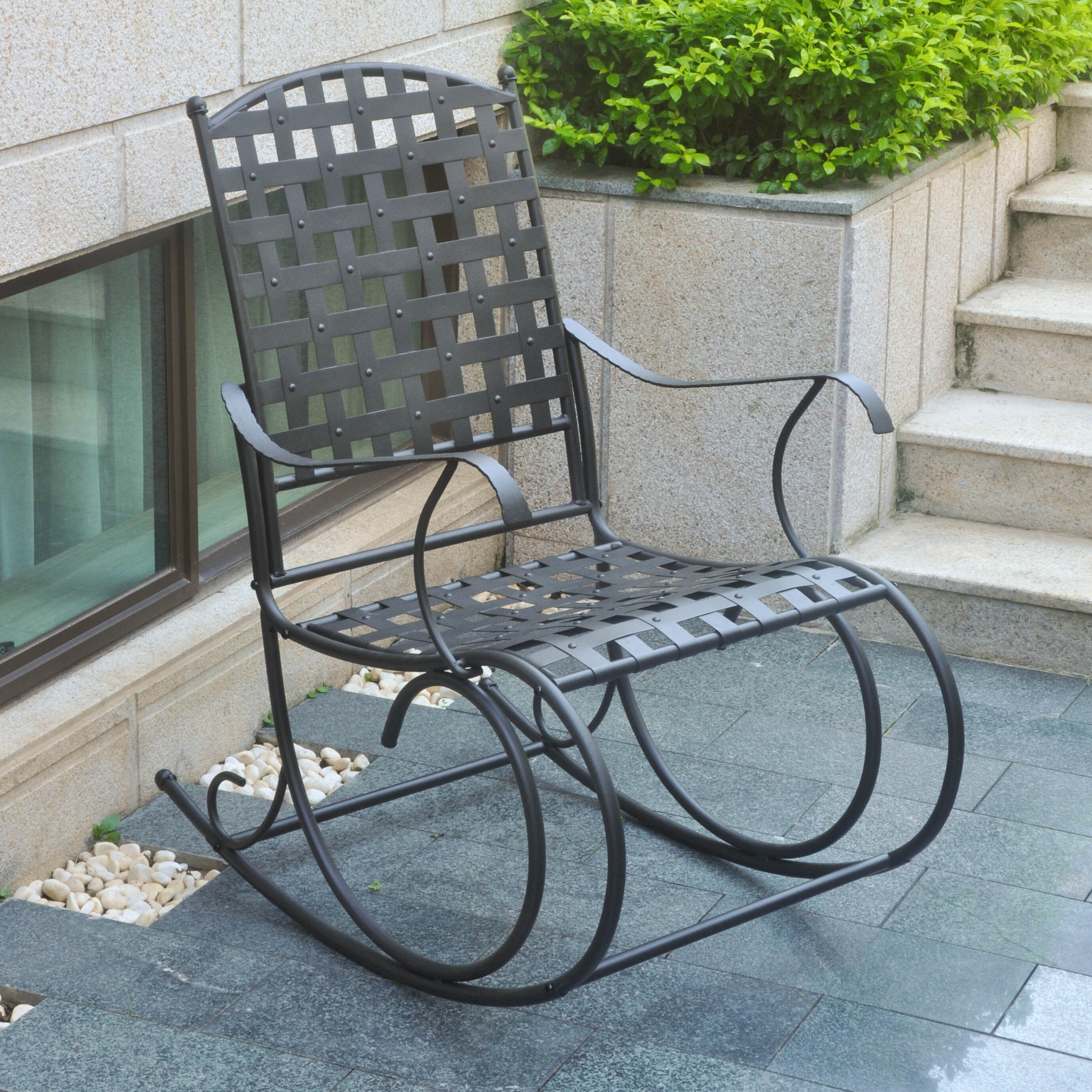 Outdoor Schilling Rocking Metal Chair