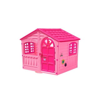 Palplay 3.75' x 4.25' Outdoor Plastic Playhouse