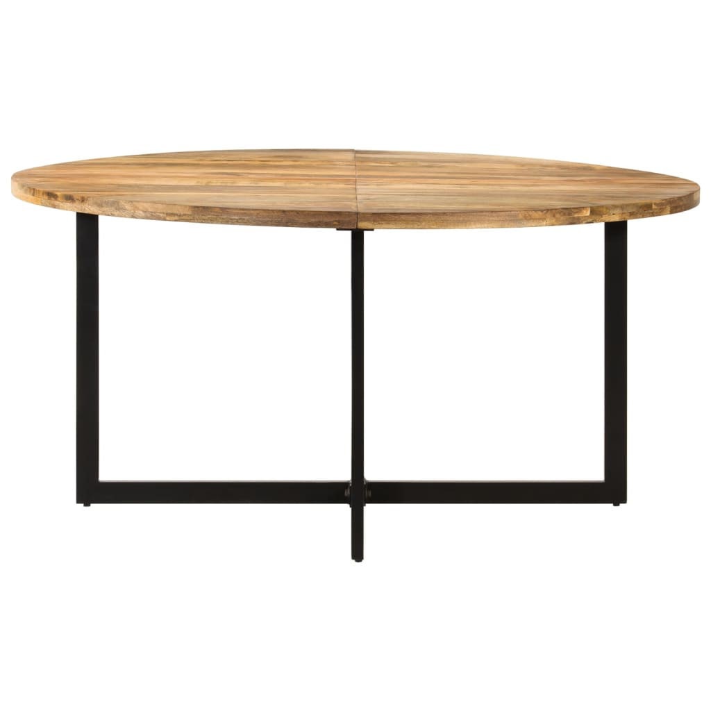 Parineeti 59.1'' Iron Trestle Dining Table