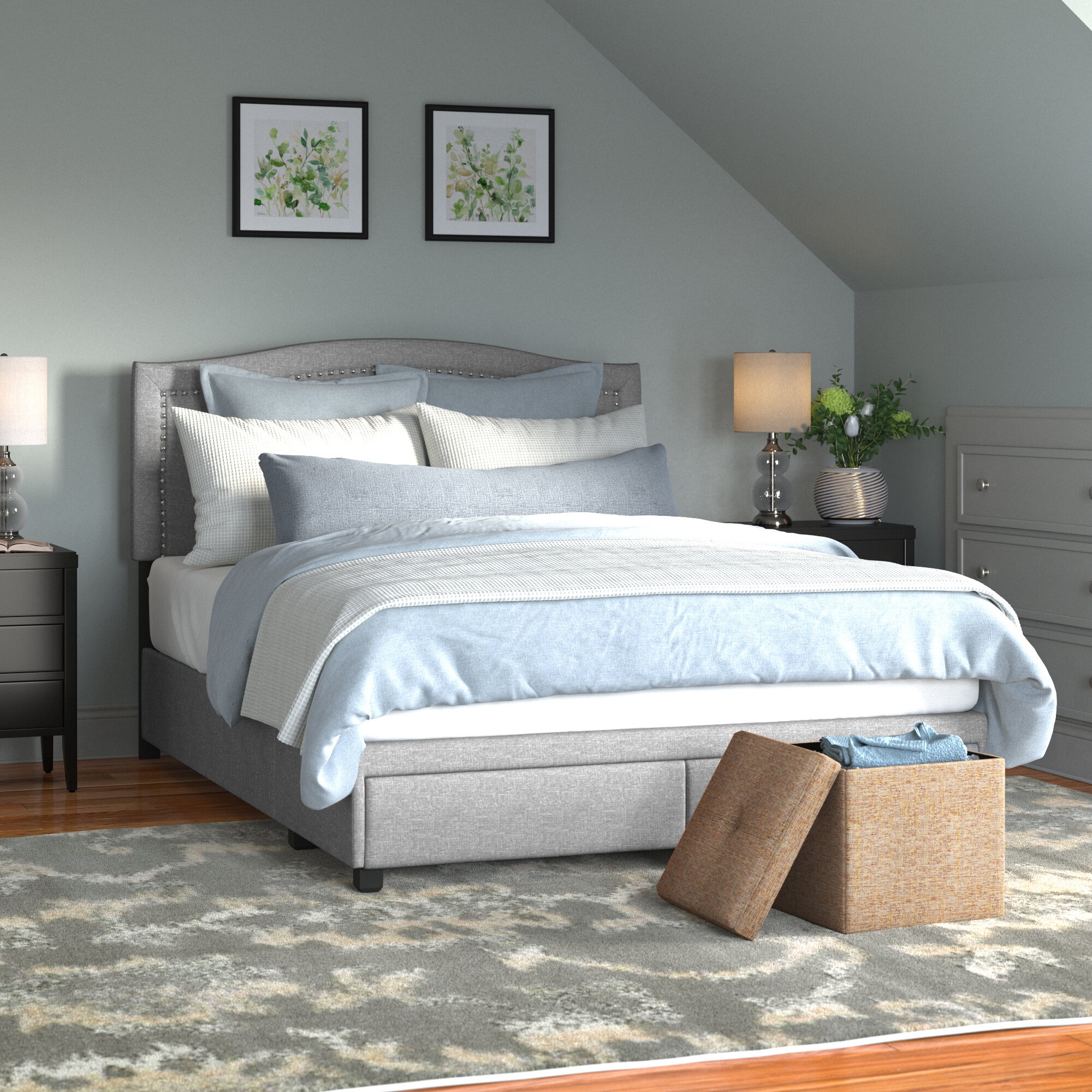 Parkville Upholstered Storage Bed
