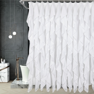 Partain Solid Color Single Shower Curtain