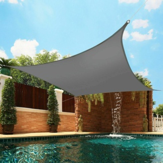 Patio Awning Garden Pool Sun 13' Square Shade Sail
