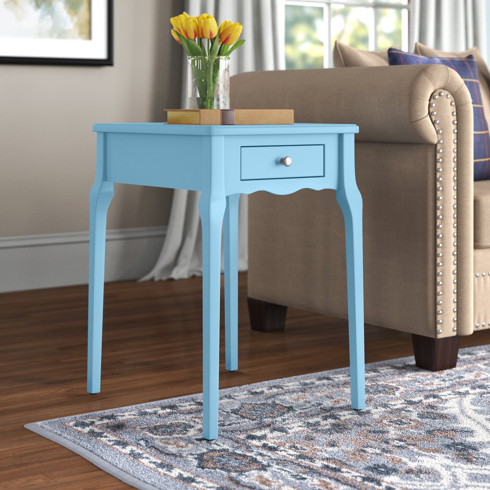 Pinckney 24'' Tall End Table with Storage
