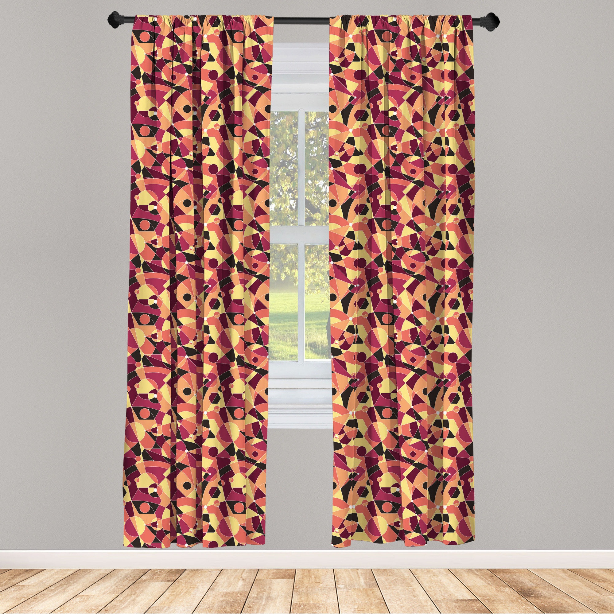 Polyester Room Darkening Sliding Panel Pair