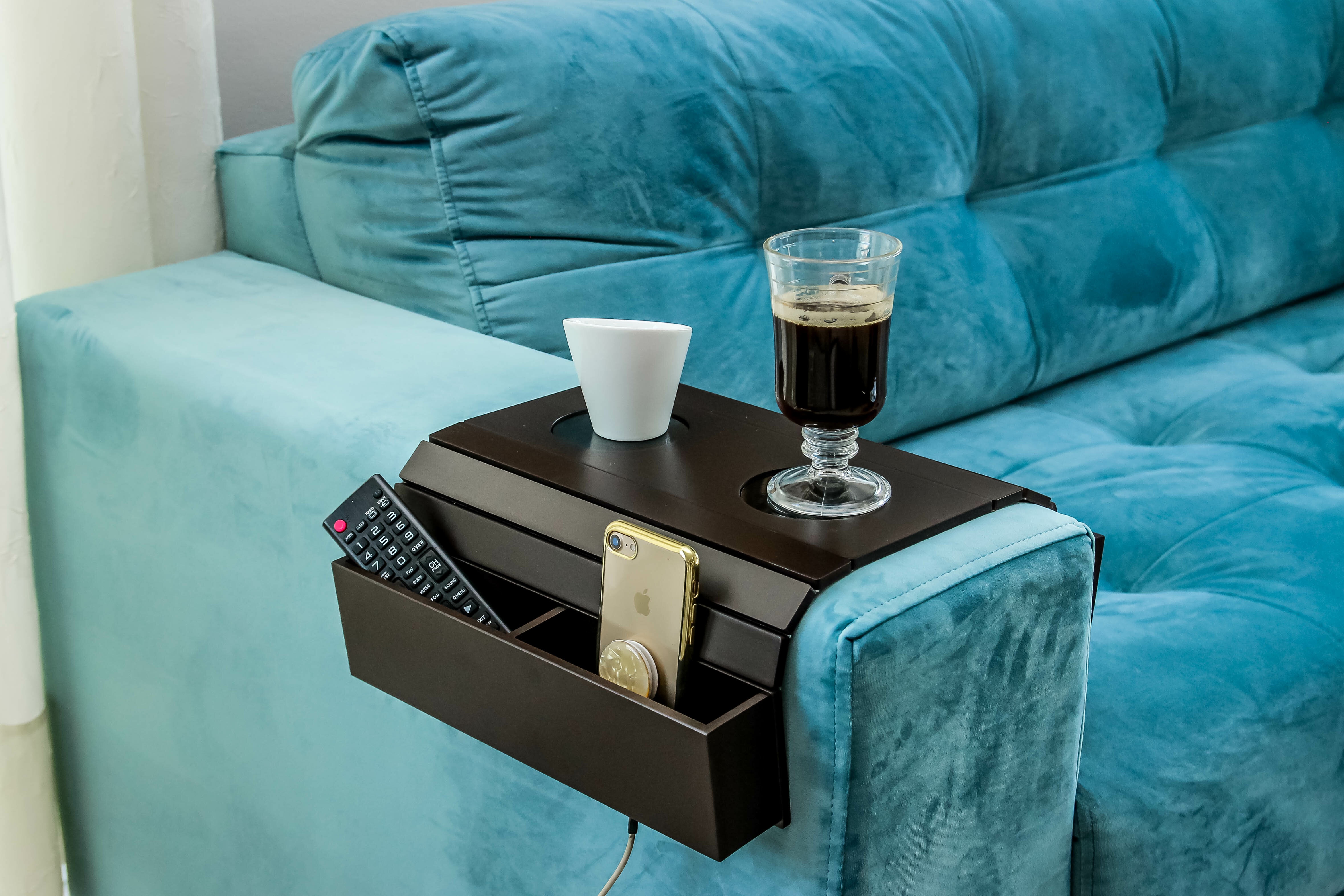 Poteau Sofa Arm Tray