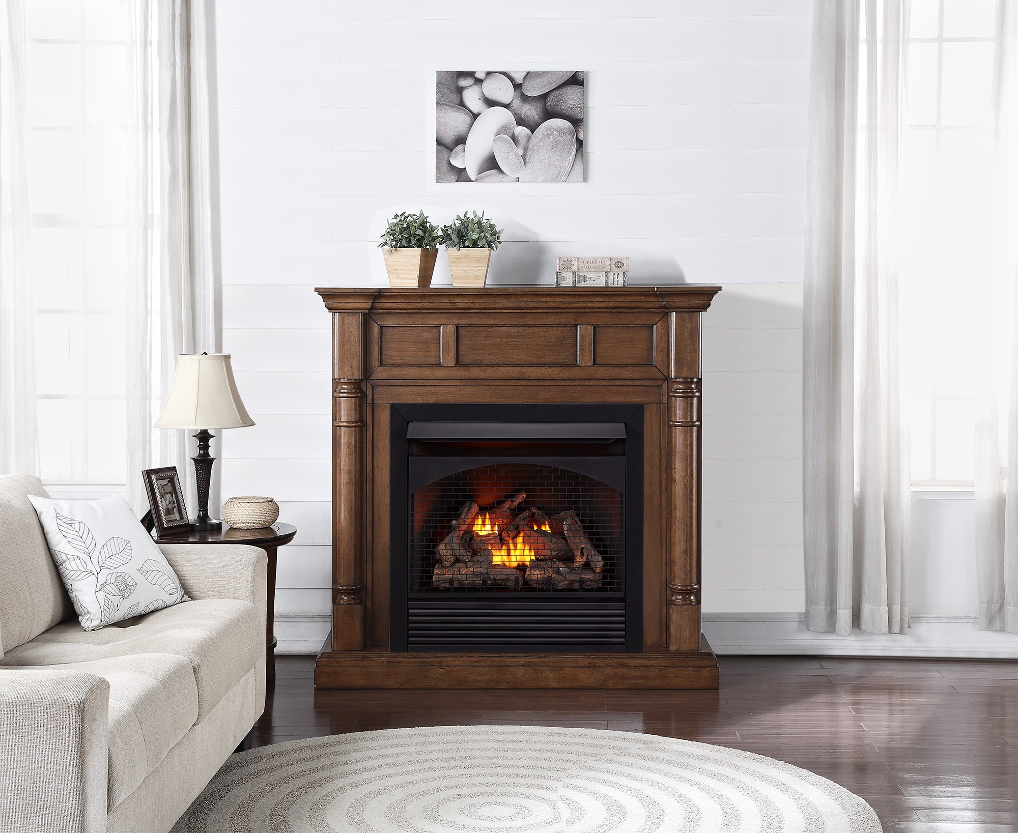 50+ Free Standing Ventless Gas Fireplace - VisualHunt