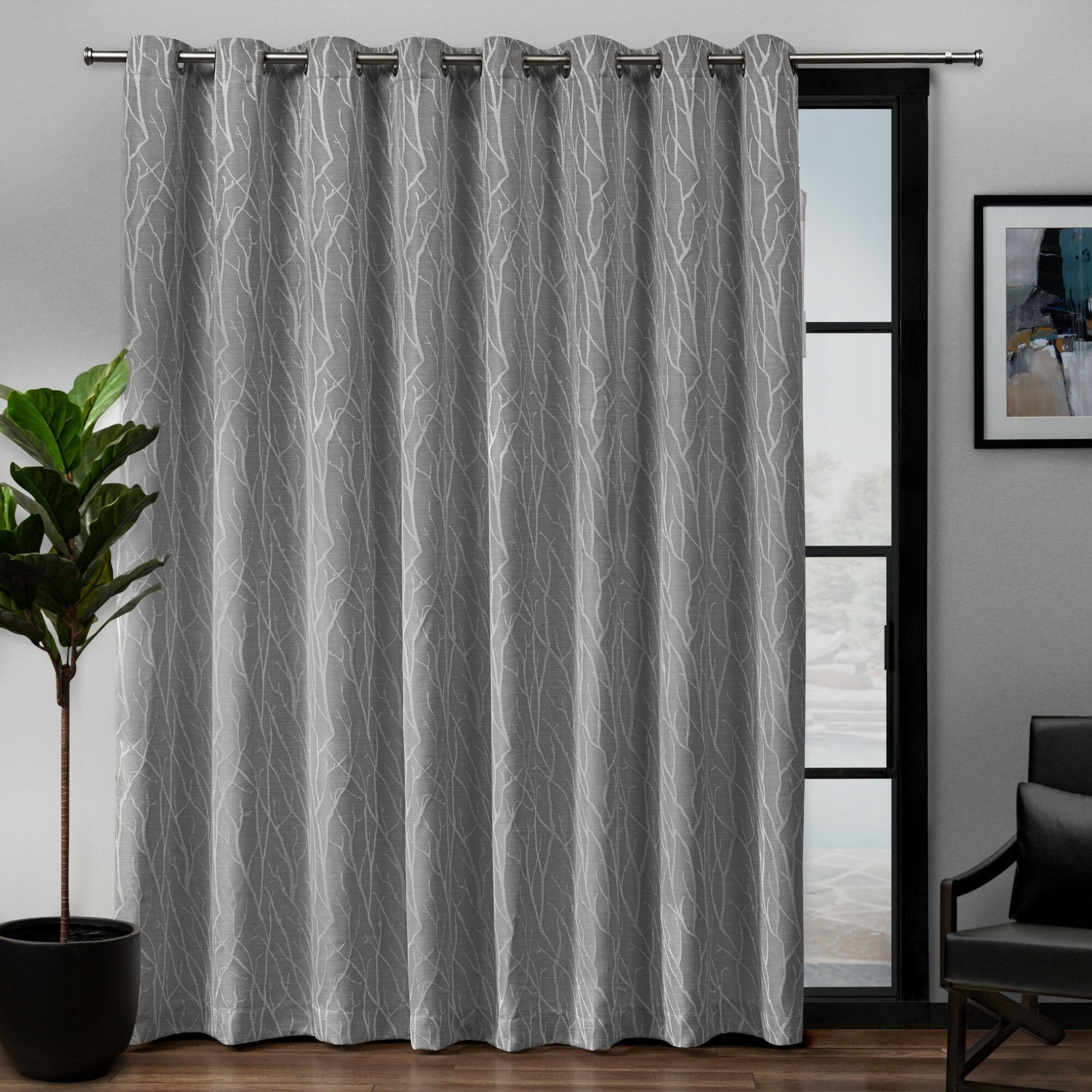 Prower Polyester Room Darkening Curtain Panel