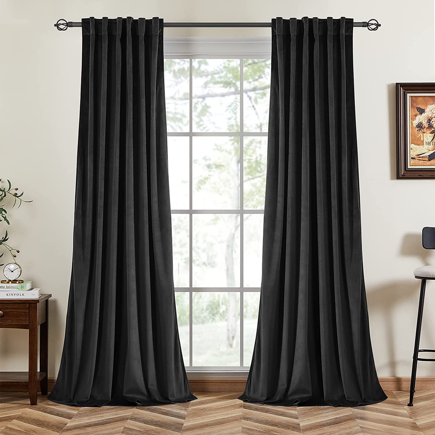 Quimby Velvet Blackout Curtain Pair