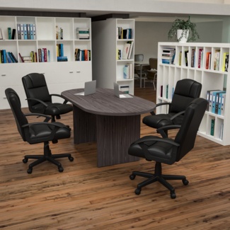 Racetrack Conference Table and Chair Set