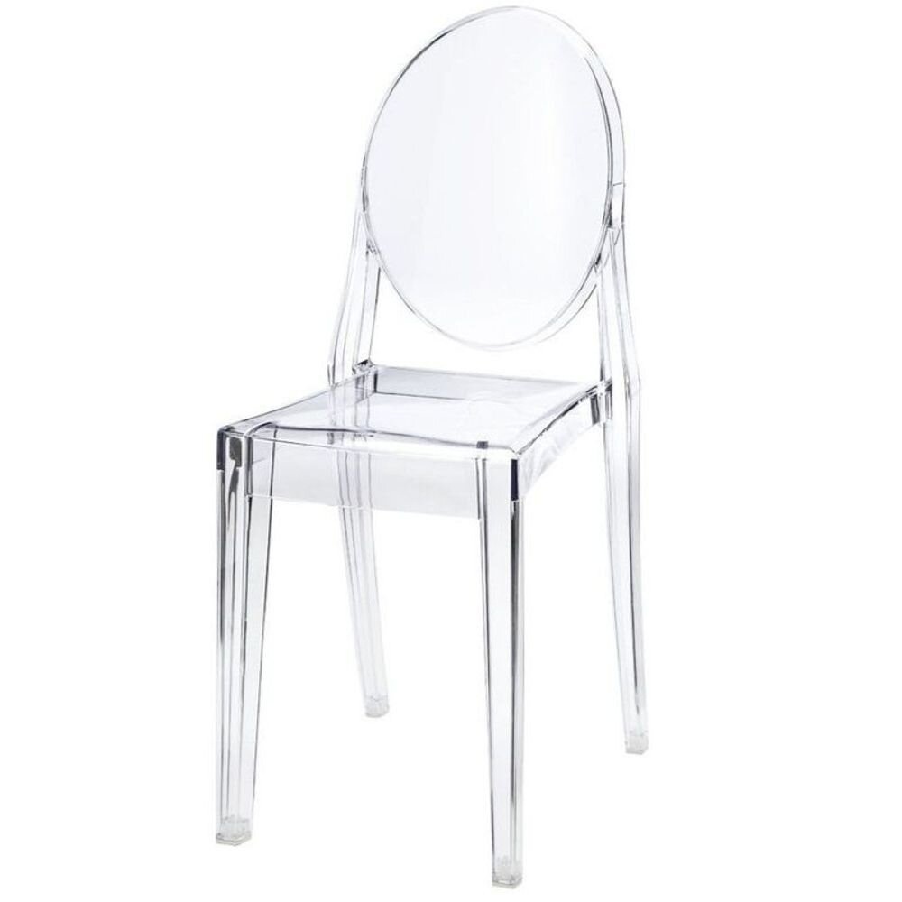 Rademacher Stacking Side Chair in Clear