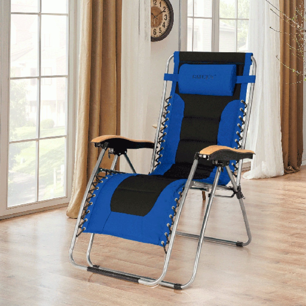 Zero Gravity Chair Oversized with Foot Rest Cushion, Support