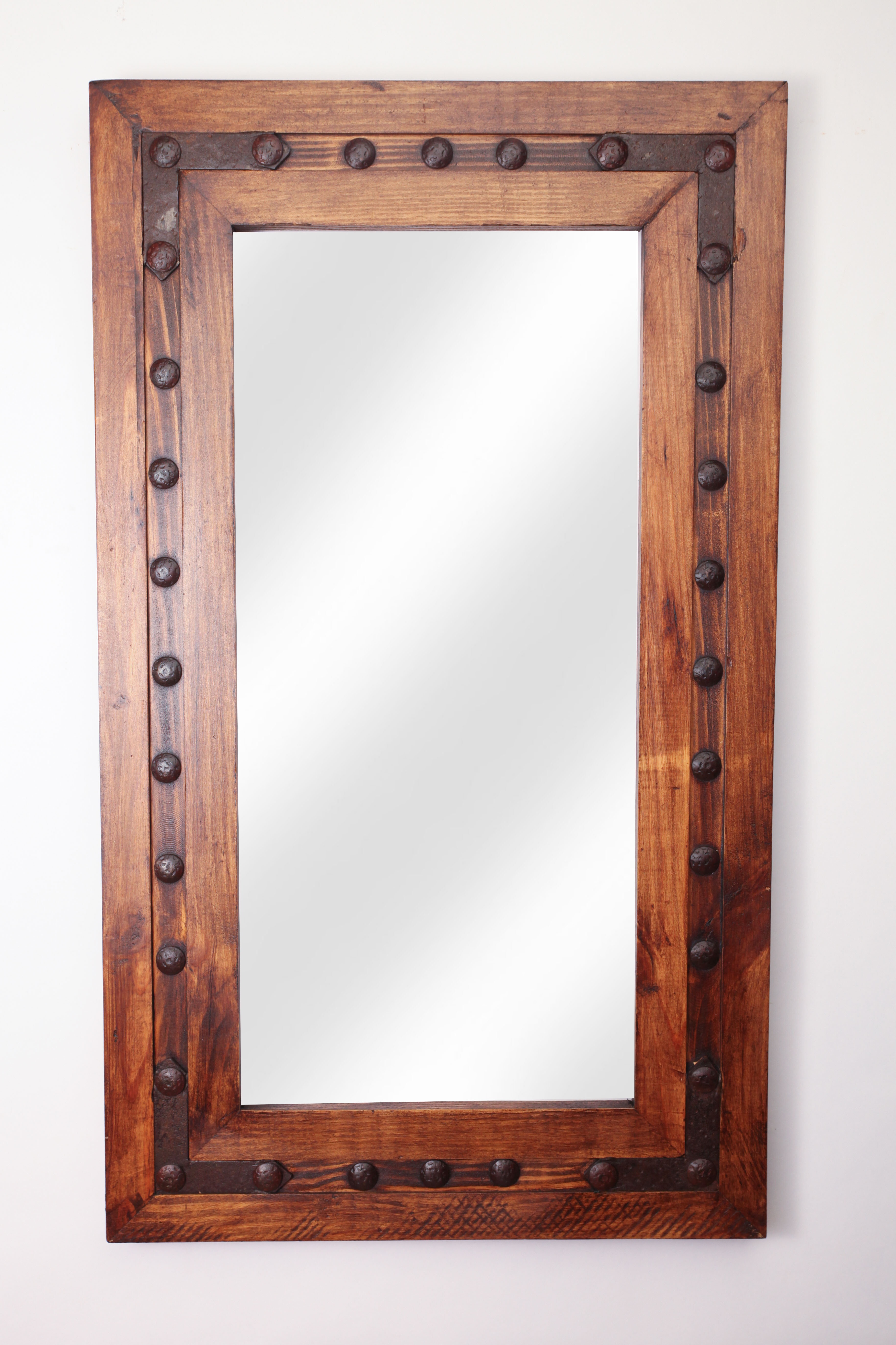 Rectangle Wood Wall Mirror