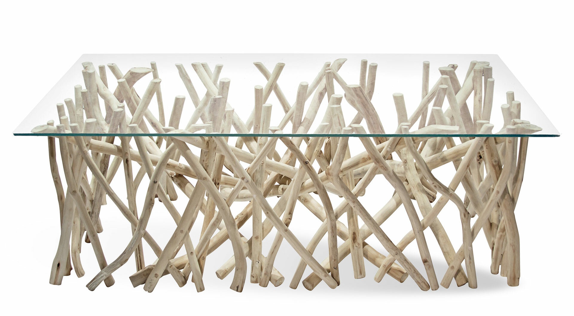 Rectangular Branch Wood Coffee Table
