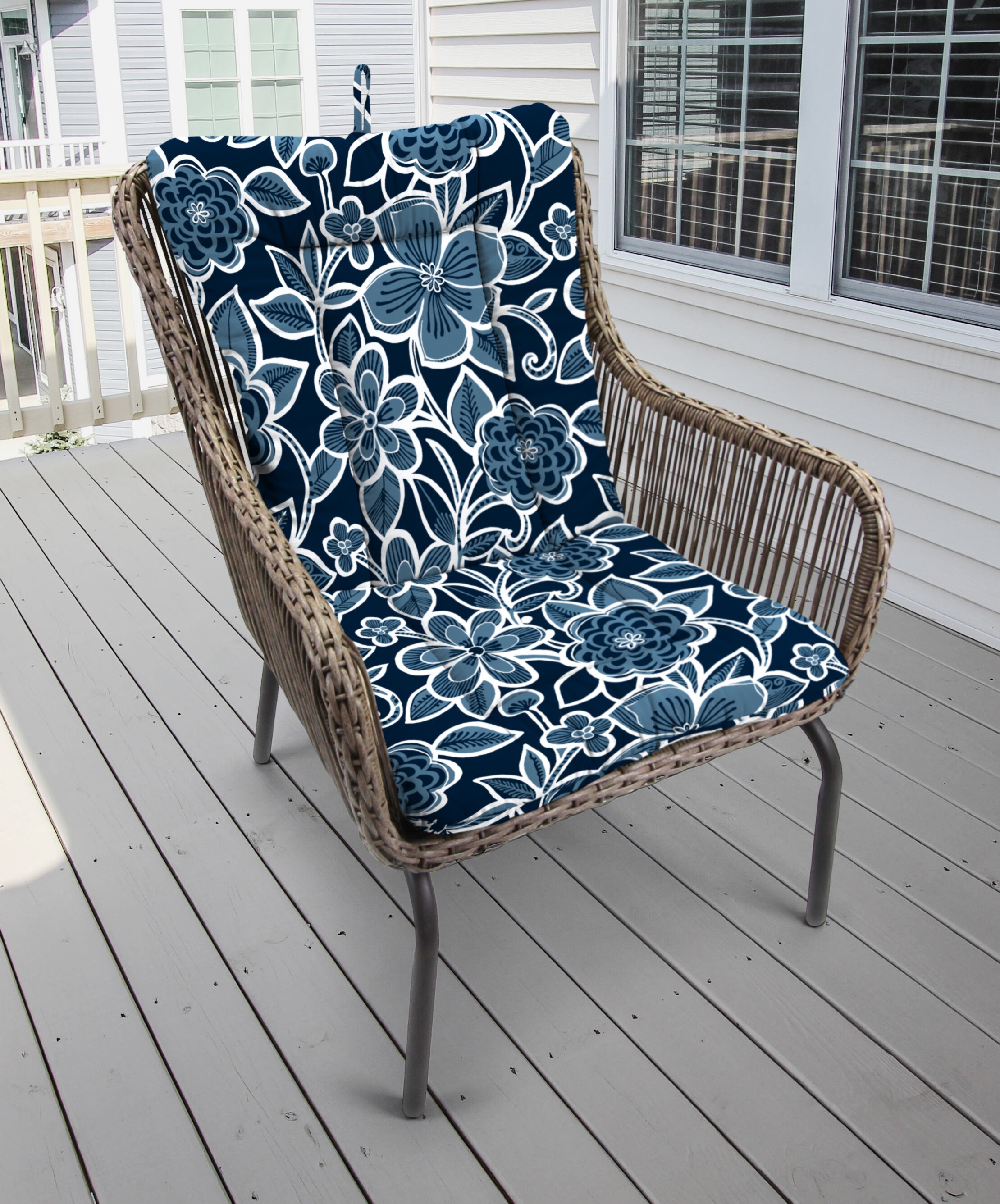 Barrel Back Chair Cushion,Wicker Chair Cushions,Outdoor Patio