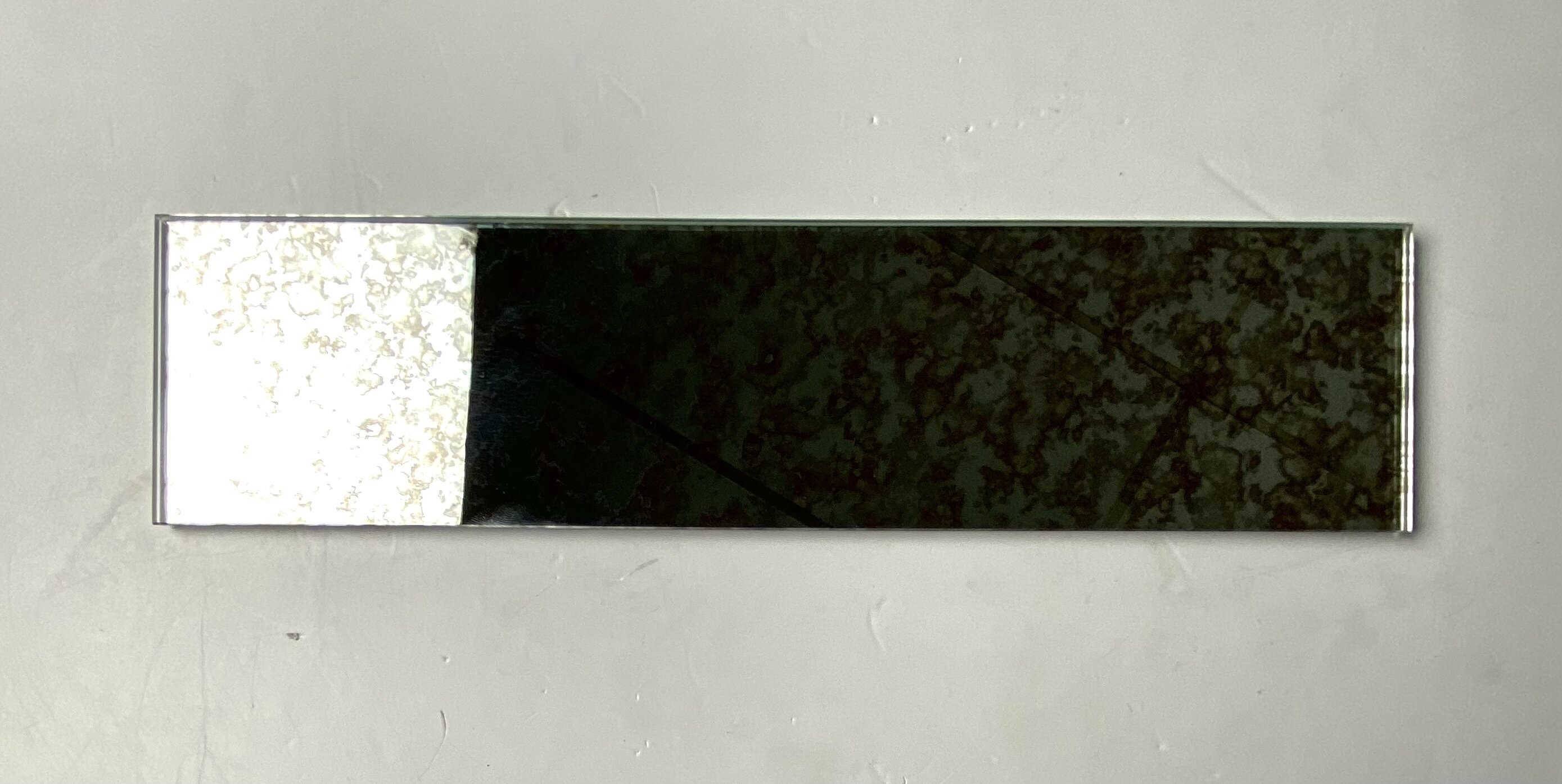 Reflections3X12 Straight Edge Glass Mirror Peel And Stick Subway Tile