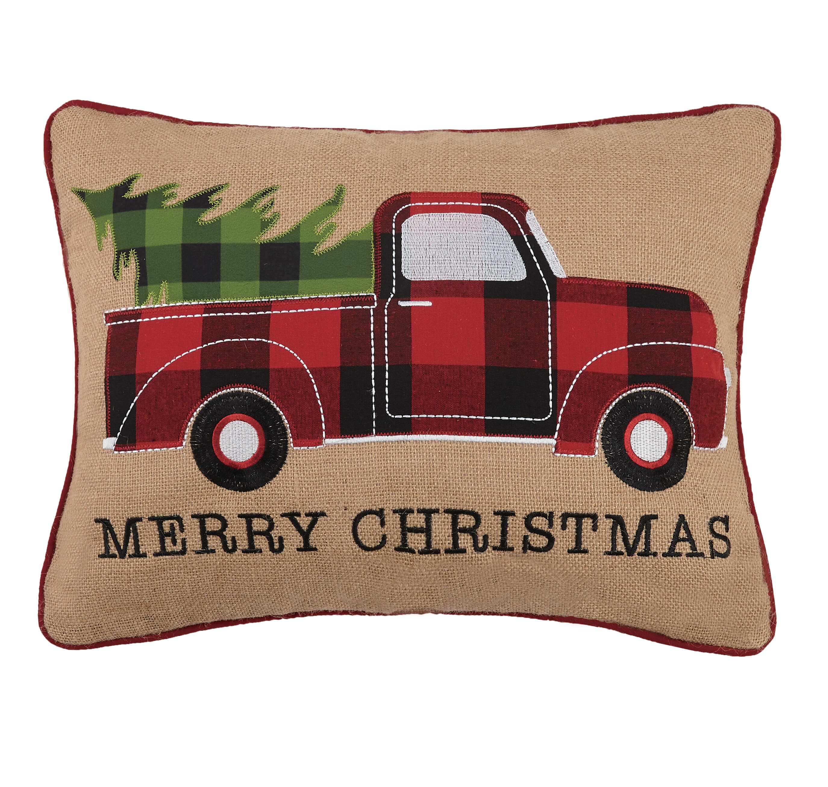 Red Truck With Christmas Tree - VisualHunt