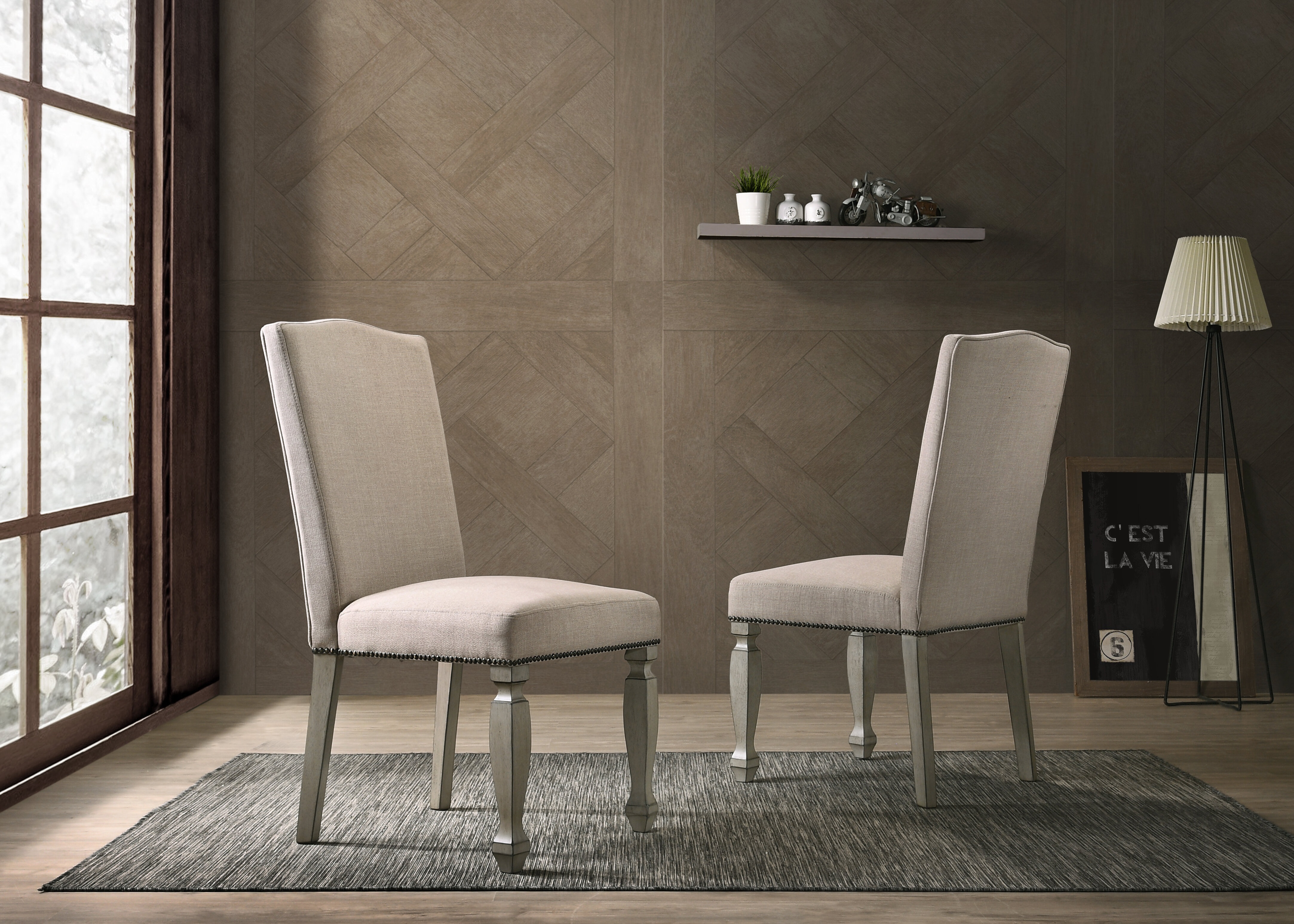 Remus Side Chair in Tan