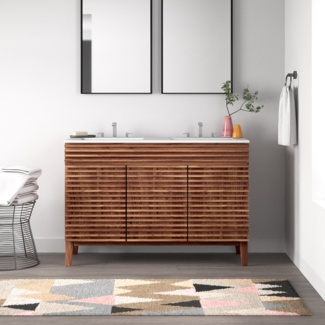 48 Inch Double Sink Vanity - VisualHunt