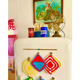 Retro kitchen with nostalgic details