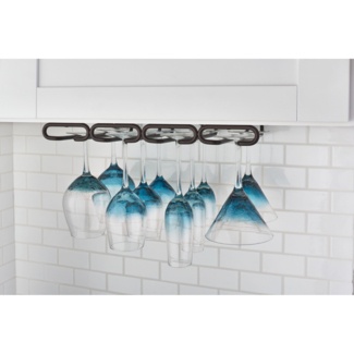 Rev-A-Shelf Quad Under Cabinet Glass & Stemware Holder