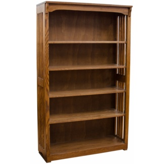 Revilla 36'' W Solid Wood Standard Bookcase